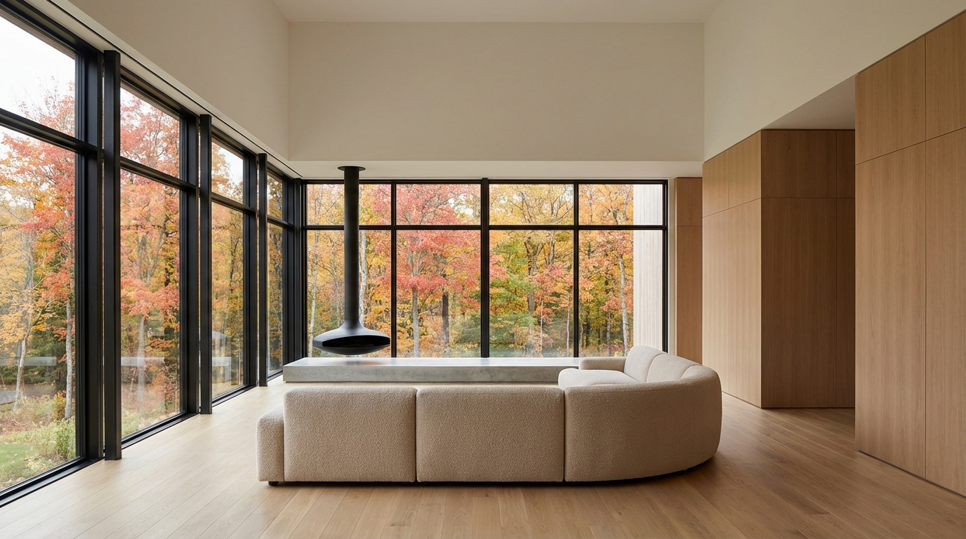 Maksymalny Efekt w Minimalnej Przestrzeni: Jak optycznie powiększyć salon w domu modułowym?